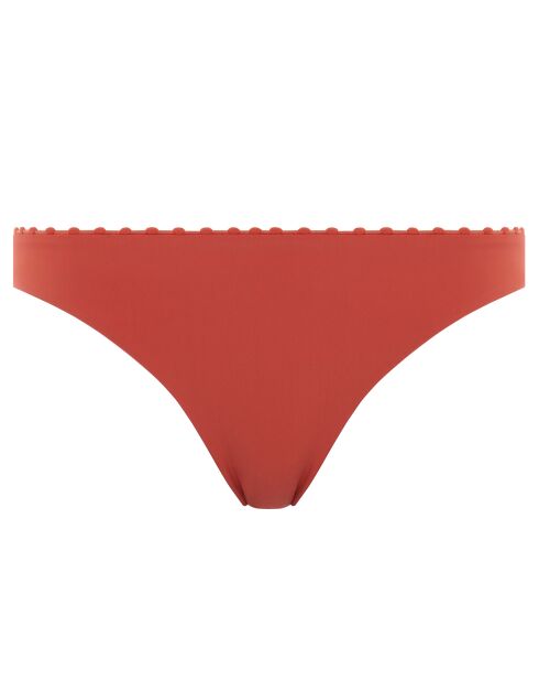 Bas de maillot Enea rouge terracotta