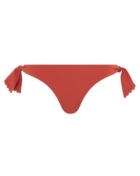 Bas de maillot Enea rouge terracotta