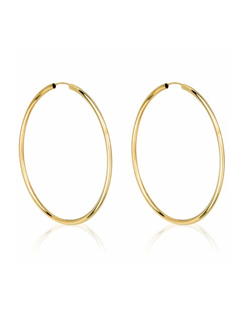 Elegance geelgouden oorringen