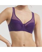 Soutien-gorge emboitant à armatures Generous aubergine