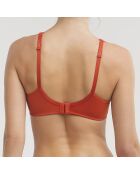 Soutien-gorge emboitant à armatures Generous terre cuite