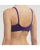 Soutien-gorge emboitant à armatures Generous aubergine