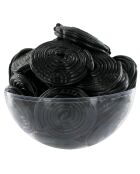 Bolsitas de regaliz enrolladas en negro de 2 kg