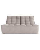 Canapé Modulaire Moni 2 Places gris clair - 163x97x91 cm
