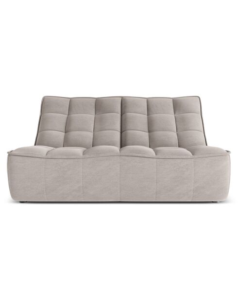 Canapé Modulaire Moni 2 Places gris clair - 163x97x91 cm