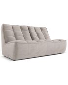 Canapé Modulaire Moni 2 Places gris clair - 163x97x91 cm