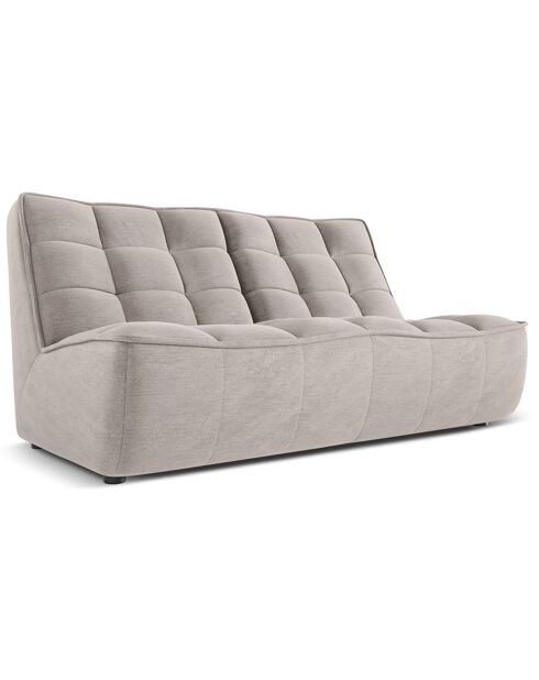 Canapé Modulaire Moni 2 Places gris clair - 163x97x91 cm
