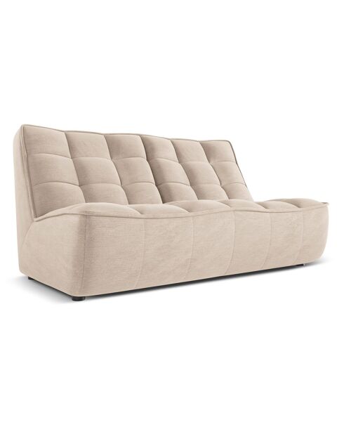 Canapé Modulaire Moni 2 Places beige - 163x97x91 cm