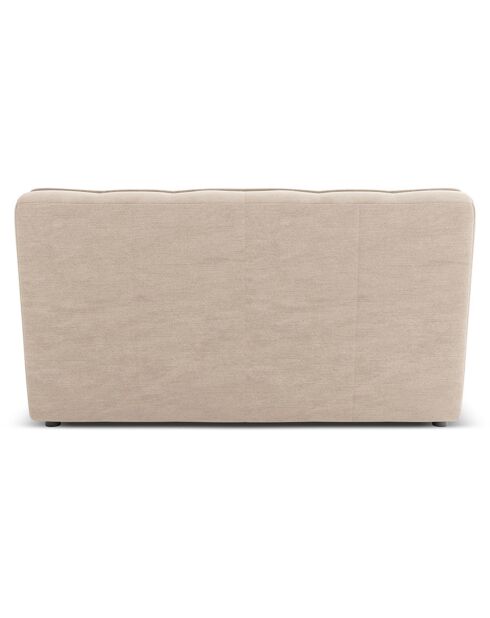 Canapé Modulaire Moni 2 Places beige - 163x97x91 cm