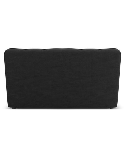 Canapé Modulaire Moni 2 Places noir - 163x97x91 cm