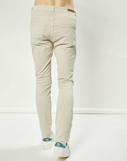 Pantalon slim Loumi beige