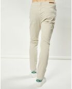 Pantalon slim Loumi beige