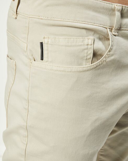 Pantalon slim Loumi beige