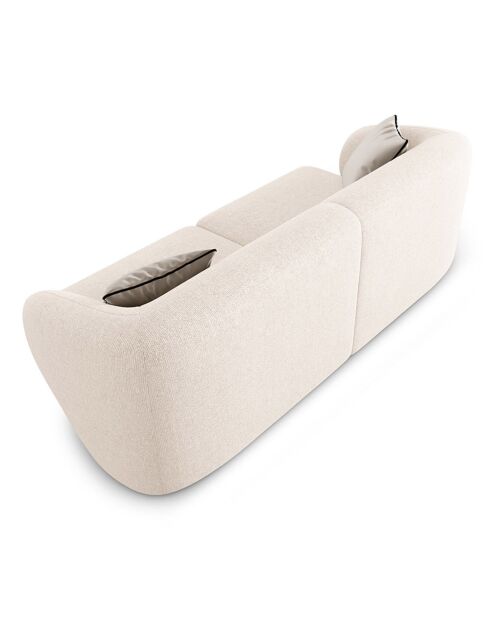 Canapé Modulaire Chiara 2 Places beige clair - 184x85x74 cm