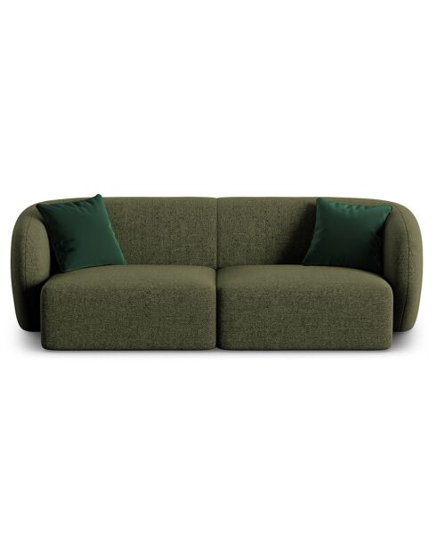 Canapé Modulaire Chiara 2 Places vert - 184x85x74 cm