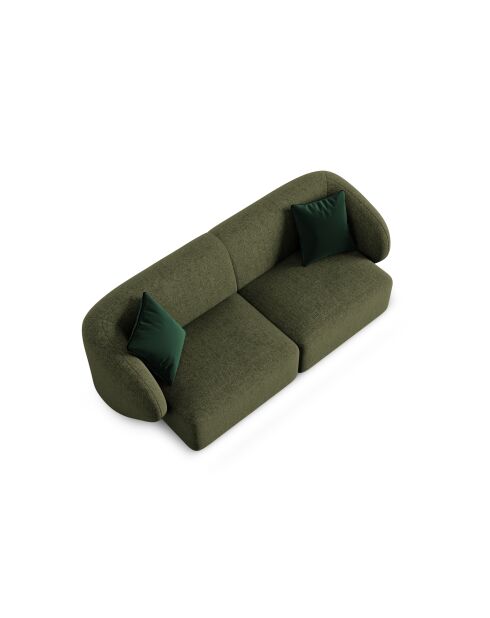 Canapé Modulaire Chiara 2 Places vert - 184x85x74 cm