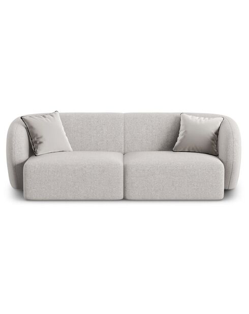 Canapé Modulaire Chiara 2 Places gris - 184x85x74 cm