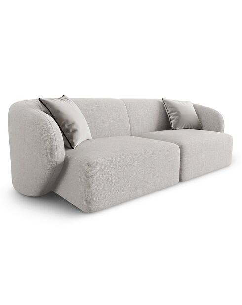 Canapé Modulaire Chiara 2 Places gris - 184x85x74 cm
