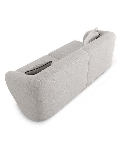 Canapé Modulaire Chiara 2 Places gris - 184x85x74 cm