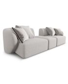 Canapé Modulaire Chiara 2 Places gris - 239x85x74 cm