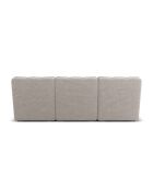 Canapé Modulaire Moni 3 Places gris clair - 249x97x91 cm