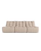Canapé Modulaire Moni 3 Places beige - 249x97x91 cm