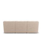Canapé Modulaire Moni 3 Places beige - 249x97x91 cm
