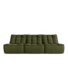 Canapé Modulaire Moni 3 Places vert - 249x97x91 cm