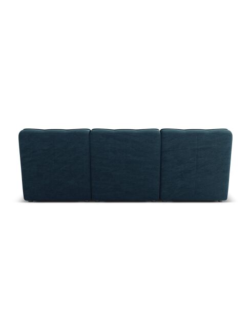 Canapé Modulaire Moni 3 Places bleu - 249x97x91 cm