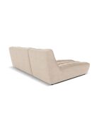 Canapé d'angle Gauche Modulaire Moni 4 Places beige - 246x172x91 cm