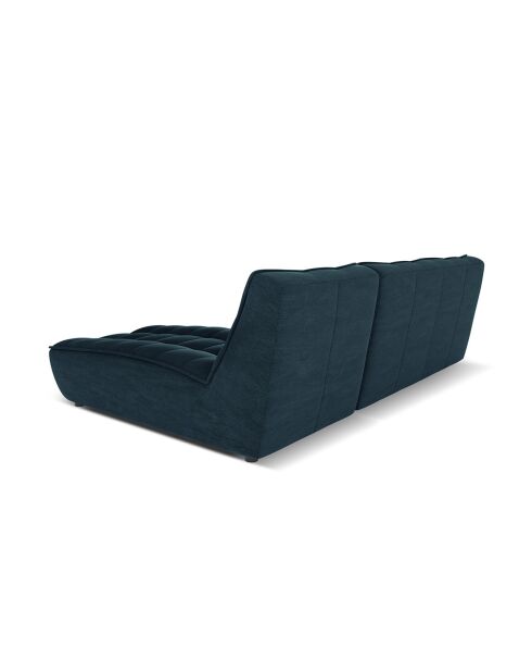 Canapé d'angle Droit Modulaire Moni 4 Places bleu - 246x172x91 cm