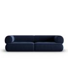 Canapé Modulaire Lily 3 Places bleu marine - 234x105x74 cm