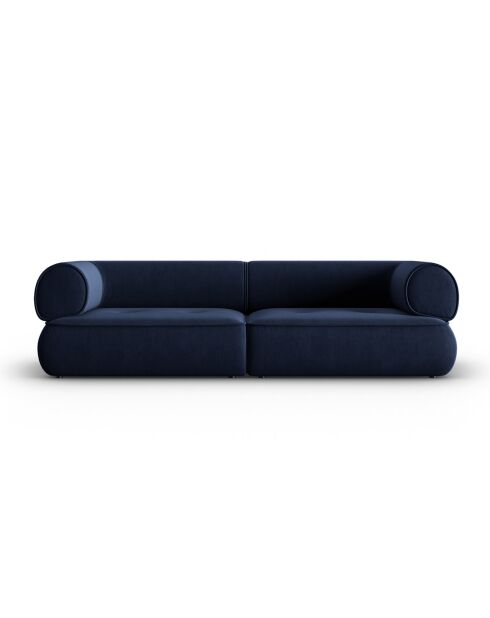 Canapé Modulaire Lily 3 Places bleu marine - 234x105x74 cm
