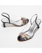 Slingbacks Mapoli multicolore/transparent - Talon 5.5 cm