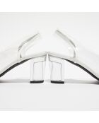 Slingbacks Media argenté/transparent - Talon 6 cm