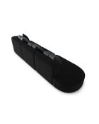 Canapé Modulable Gauche en Velours Chiara 4 Places noir - 302x85x74 cm