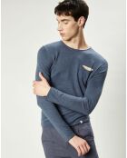 Pull Matt bleu gris/beige