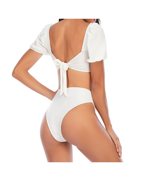 Maillot de bain 2 Pièces Sohane blanc