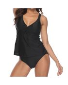 Maillot de bain tankini 2 Pièces Kiran noir