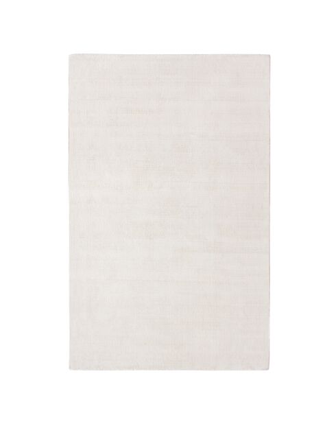 Tapis rectangulaire Nate Viscose blanc cassé  - 300x400 cm