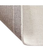 Tapis rectangulaire Nate Viscose blanc cassé  - 300x400 cm