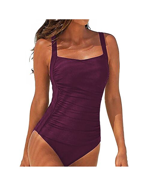 Maillot de bain 1 Pièce Ila rouge vin