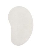 Tapis forme organique Nate Viscose blanc cassé  - 180x270 cm