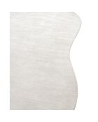 Tapis forme organique Nate Viscose blanc cassé  - 180x270 cm