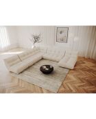 Tapis rectangulaire Nate Viscose beige - 120x180 cm