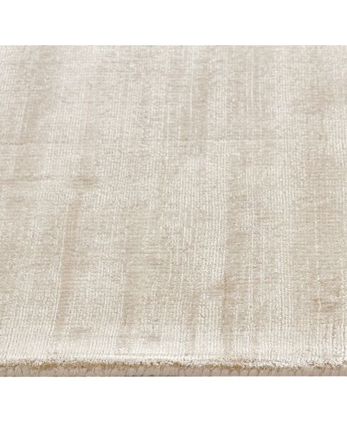 Tapis rectangulaire Nate Viscose beige - 120x180 cm