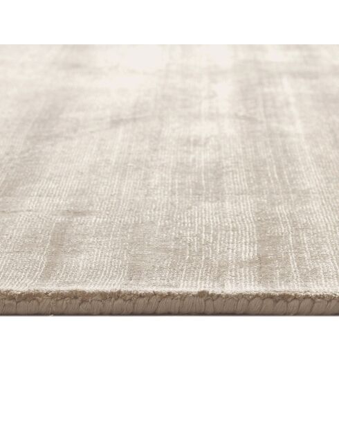 Tapis rectangulaire Nate Viscose beige - 160x230 cm