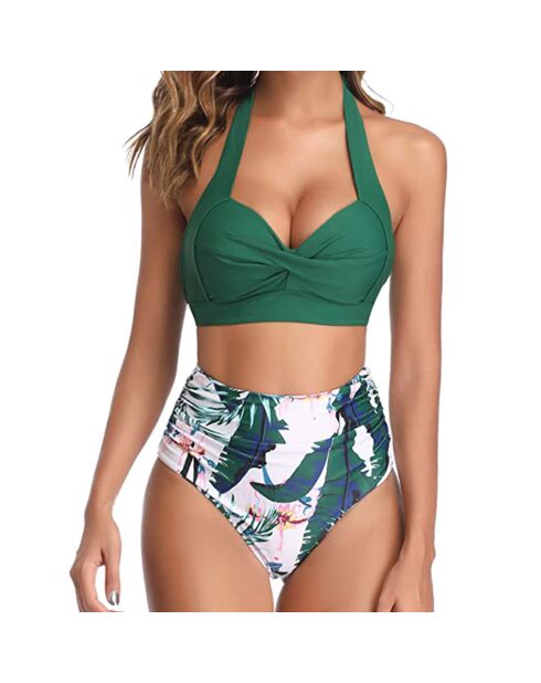 Maillot de bain 2 Pièces Amiya vert