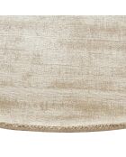 Tapis forme organique Nate Viscose beige - 180x270 cm