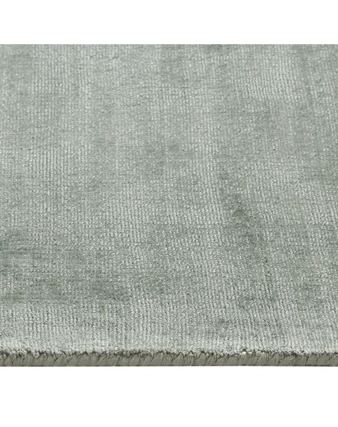 Tapis rectangulaire Nate Viscose vert sauge - 160x230 cm